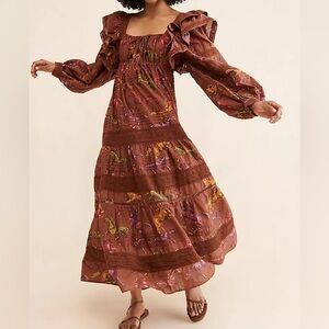 FARM Rio Dotted Horse Maxi Dress